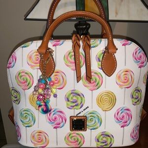 Dooney & Bourke Lollipop Zip Zip w/Charm